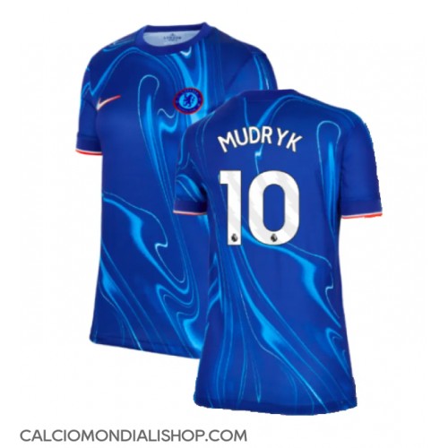 Maglie da calcio Chelsea Mykhailo Mudryk #10 Prima Maglia Femminile 2024-25 Manica Corta